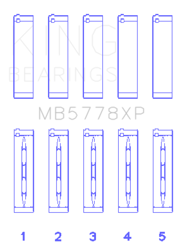 KING Performance Main Bearings