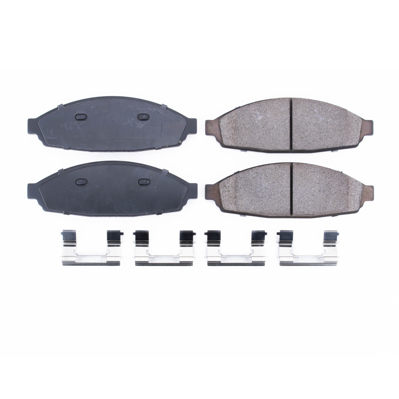 Power Stop 03-11 Ford Crown Victoria Front Z17 Evolution Ceramic Brake Pads w/Hardware thumbnail 7