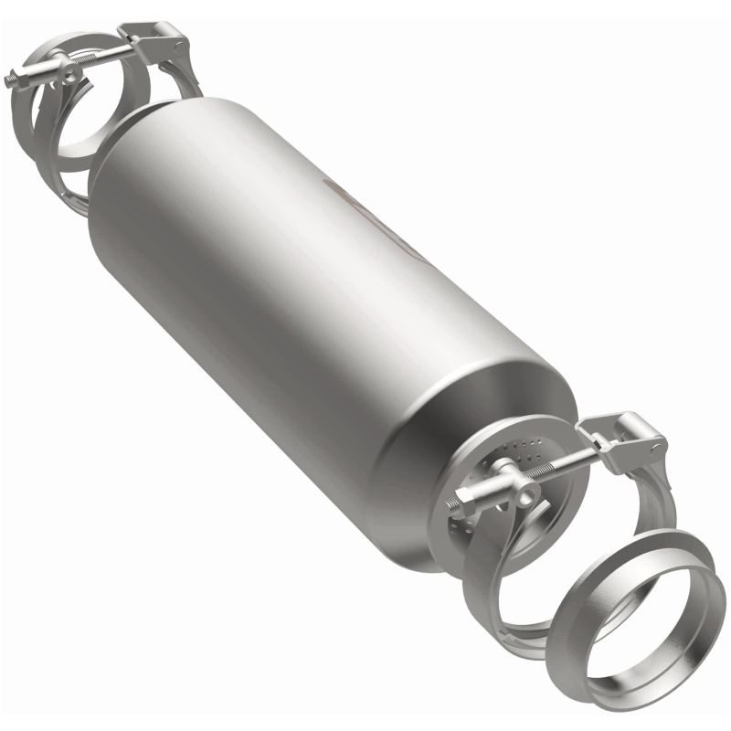MagnaFlow MF/R Series 5in Round 304SS Performance Exhaust Muffler thumbnail 2