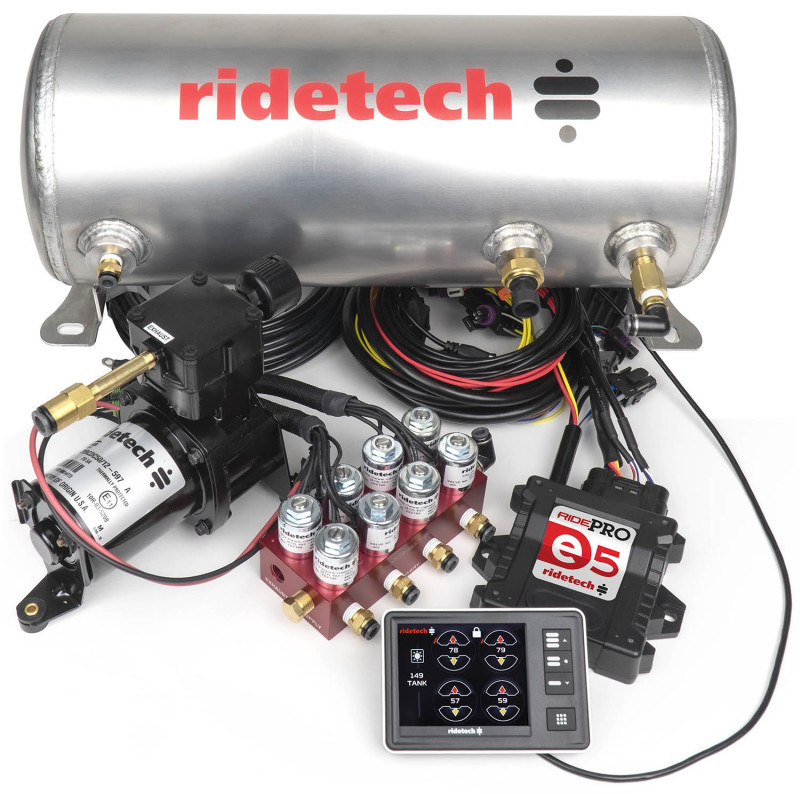 RidePro E5 air suspension control system with 3 gallon tank.