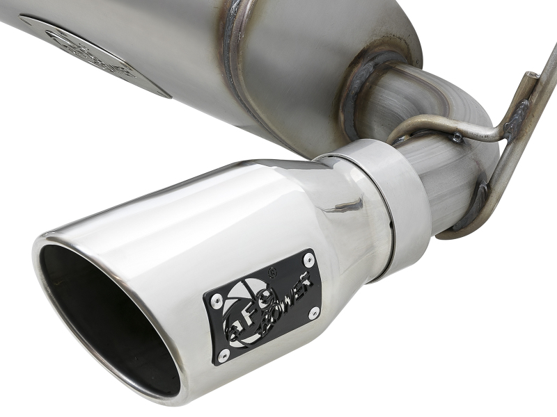aFe Rebel Series 2.5in 409 SS Axle-Back Exhaust w/Polished Tips 07+ Jeep Wrangler (JK) V6 3.6L/3.8L thumbnail 9