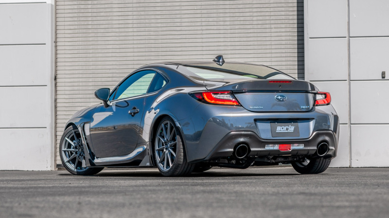 Borla 22-23 Subaru BRZ/Toyota GR86 2.4L RWD AT/MT S-Type Catback Exhaust - Black Chrome Tips thumbnail 3