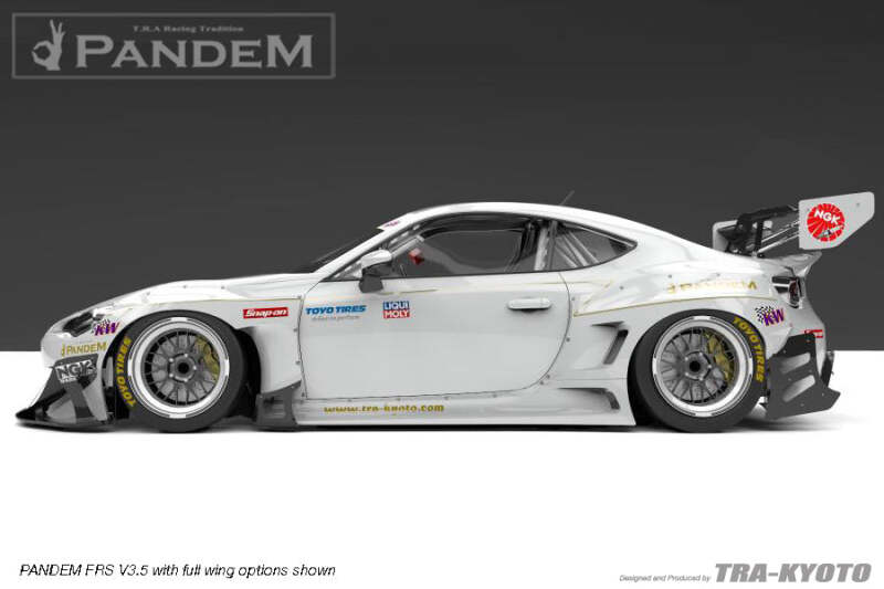GReddy Pandem 2012+ Subaru BRZ Full Wide Body Aero Kit V3.5 w/o Wings thumbnail 3