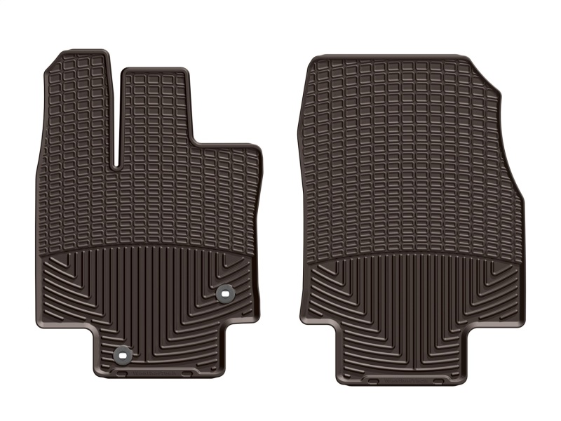 WT Rubber Mats - Front - Cocoa