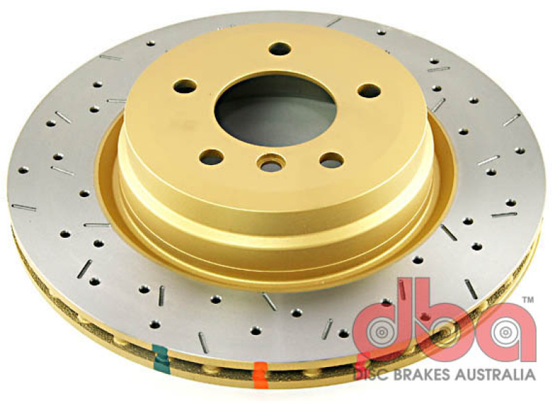DBA HD Series 4000XS Brake Rotors DBA42859XS Disc Rotor, Cross-Drilled, Slotted, 4000 XS Series, Uni-Directional, BMW, Rear, Each thumbnail 6