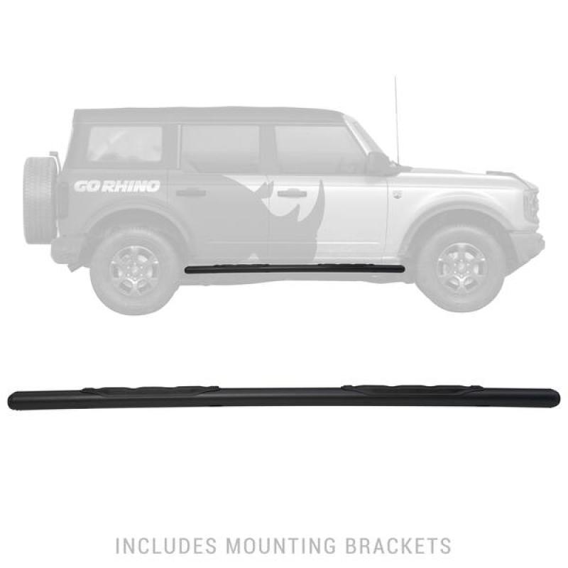 Go Rhino 18-20 Jeep Wrangler JLU 1000 Series Side Steps - Tex Blk thumbnail 5