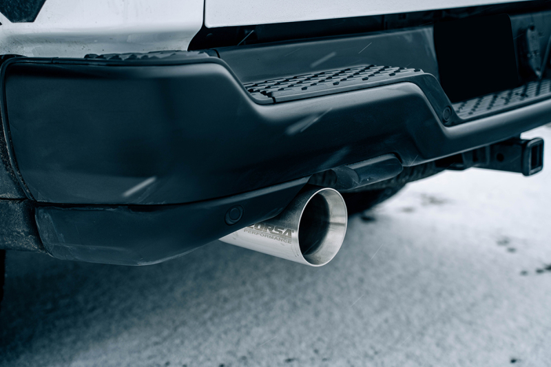 Corsa 25-26 Ram 2.5in Stainless Steel Sport Cat-back Dual Rear Exit 5.0in Polished Tip thumbnail 2