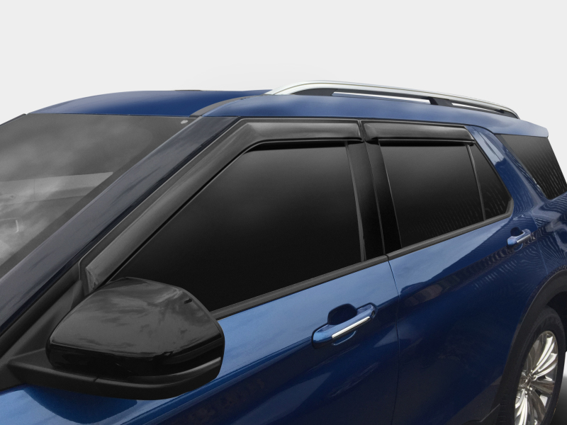 AVS 2020 Ford Explorer Ventvisor Outside Mount Window Deflectors 4pc - Smoke thumbnail 2