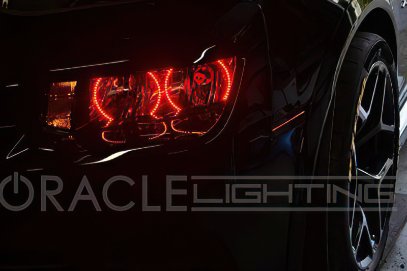Oracle Chevy Camaro Non-RS 14-15 Dual Halo Kit Round Style - ColorSHIFT w/o Controller