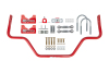 UMI Performance 78-88 GM G-Body 1in Tubular Rear Sway Bar Chassis Mounted Pro-Tour thumbnail 8