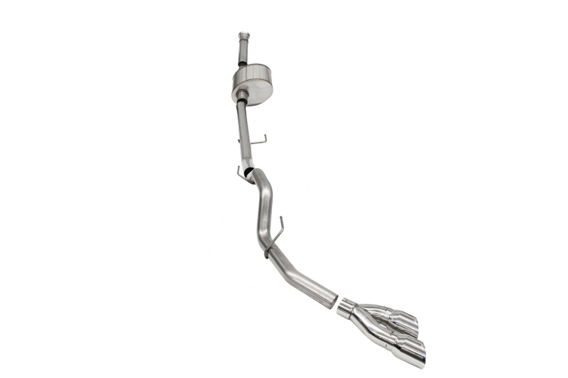 Corsa 2021-2025 Ford F-150 SuperCab/6.5in Bed 5.0L V8 Xtreme Cat-Back Single Side Exit-Polished