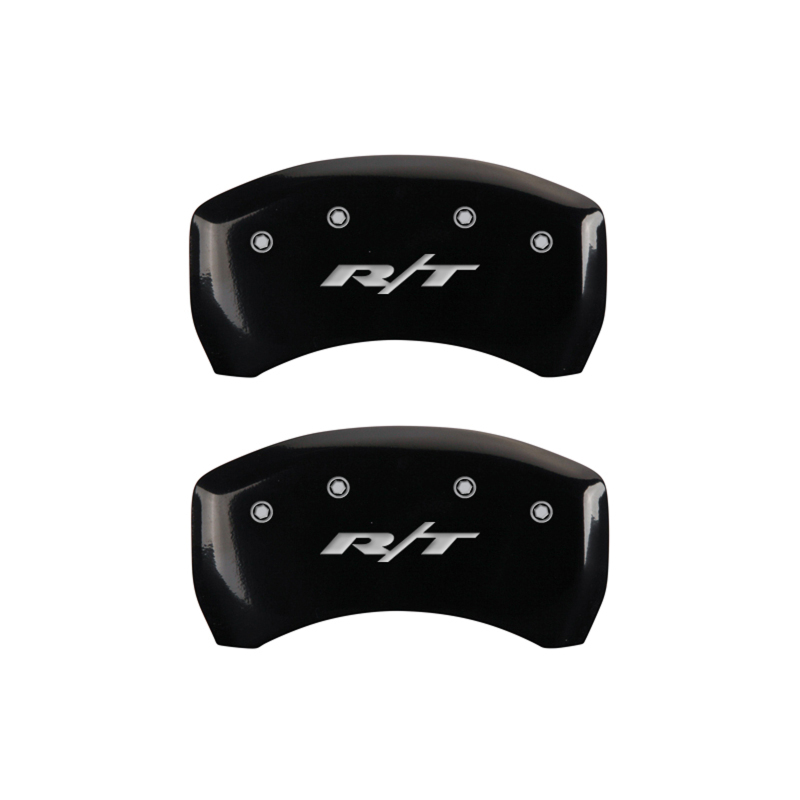 MGP 4 Caliper Covers Engraved Front & Rear RT1-Truck Black finish silver ch thumbnail 9