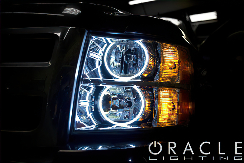 Oracle Chevy Silverado 07-13 Halo Kit Round Style - ColorSHIFT w/ 2.0 Controller