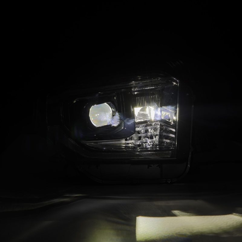 AlphaRex 14-21 Toyota Tundra LUXX-Series LED Proj Headlights Alpha-Blk w/Actv Light & Seq. Sig + DRL thumbnail 6