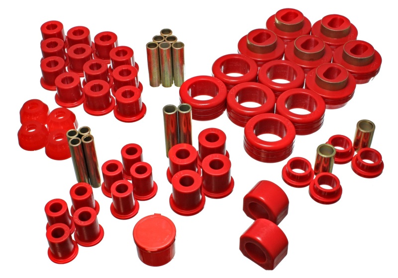Energy Suspension 81-87 Chevy/GMC 4WD (W/ Stock Front Springs) Red Hyper-flex Master Bushing Set thumbnail 3