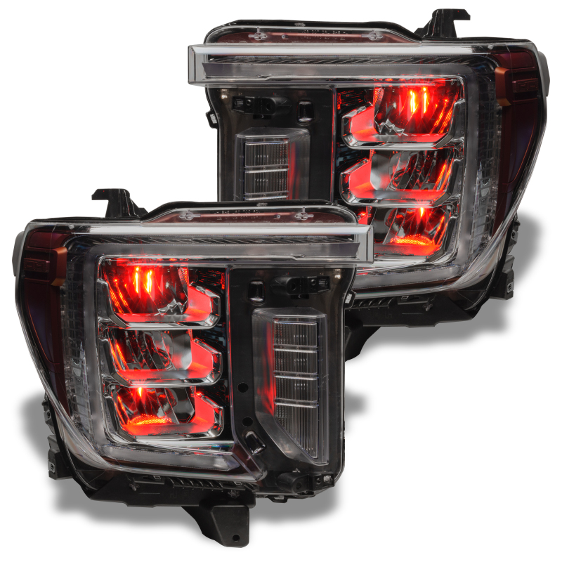 Oracle 19-21 Silverado/Sierra 1500 RGB Demon Eye Headlight Kit - w/o Controller thumbnail 9