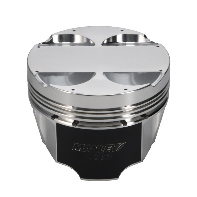 Manley Mitsubishi 4G63/4G63T 86mm Bore 10.0/10.5:1 Comp Ratio -2.5cc Flat Top T/T Piston Set thumbnail 8
