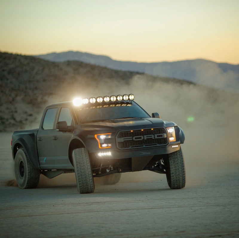 Ford Raptor; Pro6 Gravity LED 9-Light Overhead Sys 17-18