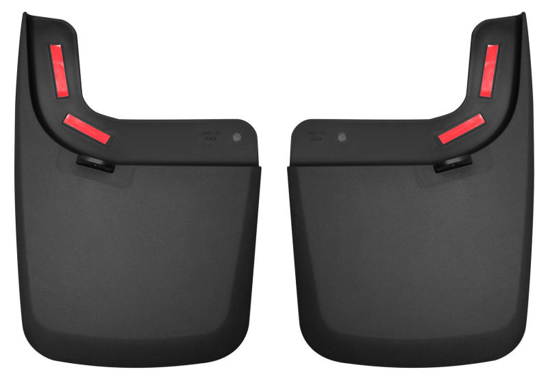 Husky Liners 17 Ford F-250 Super Duty / F-350 Super Duty Rear Mud Guards (w/ Flares) Black thumbnail 5