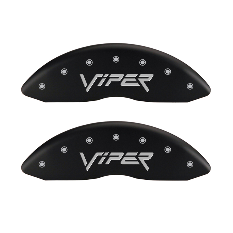 MGP 4 Caliper Covers Engraved Front & Rear Gen 2/Viper Red finish silver ch thumbnail 9