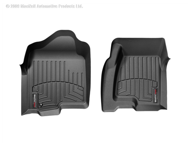 WeatherTech 99-00 Chevrolet Silverado Crew Cab Front FloorLiner - Black thumbnail 4