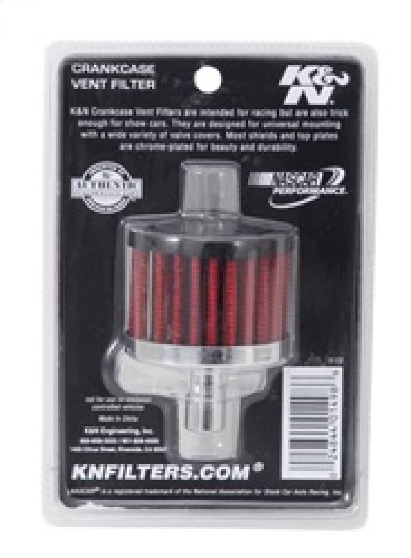 K&N Steel Base Crankcase Vent Filter .5in Vent OD x 2in OD x 1.5in Height thumbnail 9