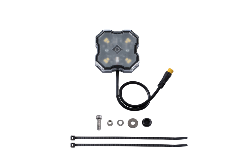 Diode Dynamics Stage Series Single Color LED Rock Light - White Diffused M8 (one) thumbnail 2