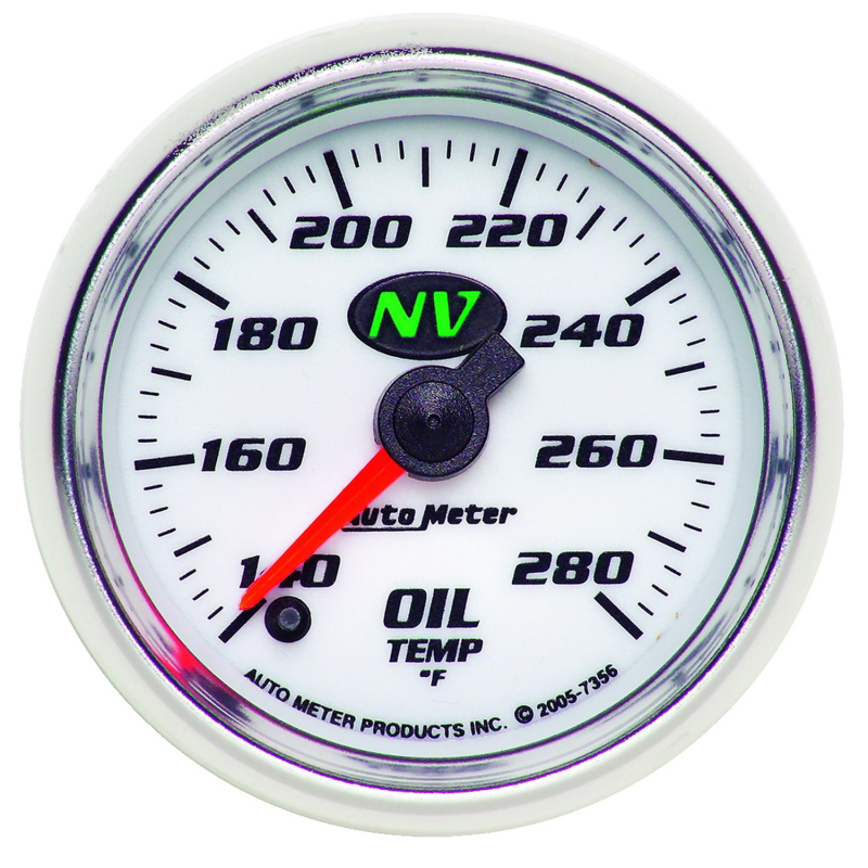 Autometer NV 2-1/16in 140-280 Deg F Digital Stepper Motor Oil Temp Gauge thumbnail 4