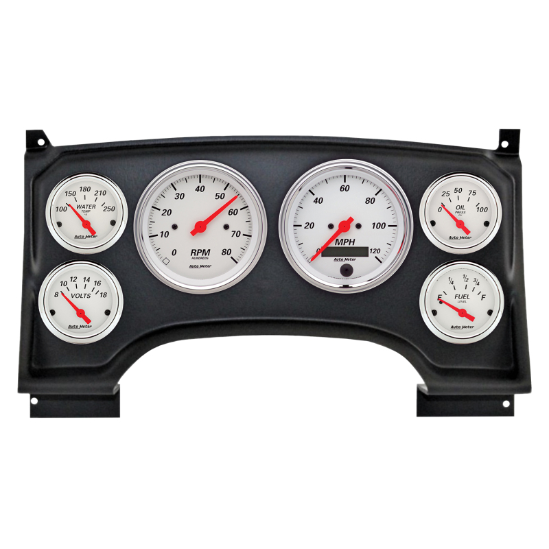 AM Arctic White Gauges