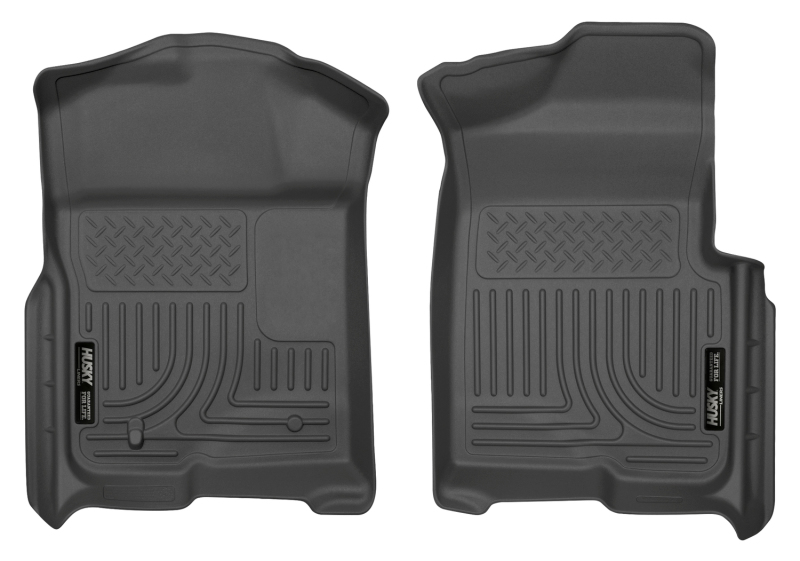 Husky Liners 09-12 Ford F-150 Regular/Super/Super Crew Cab WeatherBeater Black Floor Liners thumbnail 5