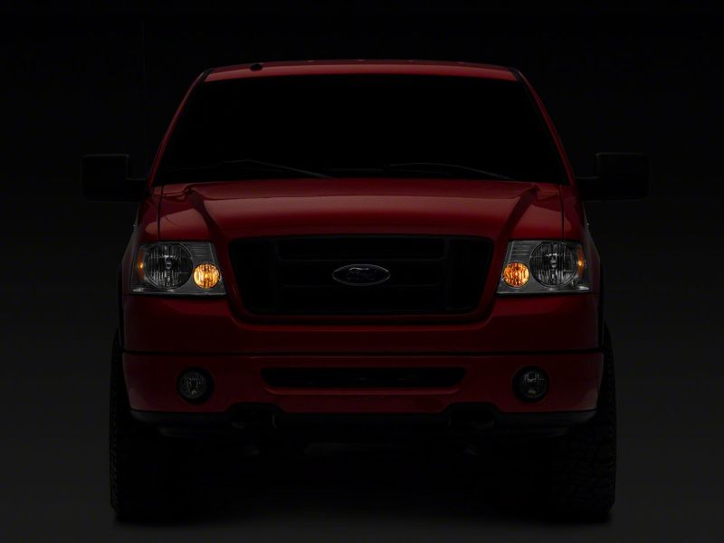 Raxiom 04-08 Ford F-150 Axial Series OEM Style Replacement Headlights- Chrome Housing (Clear Lens) thumbnail 7