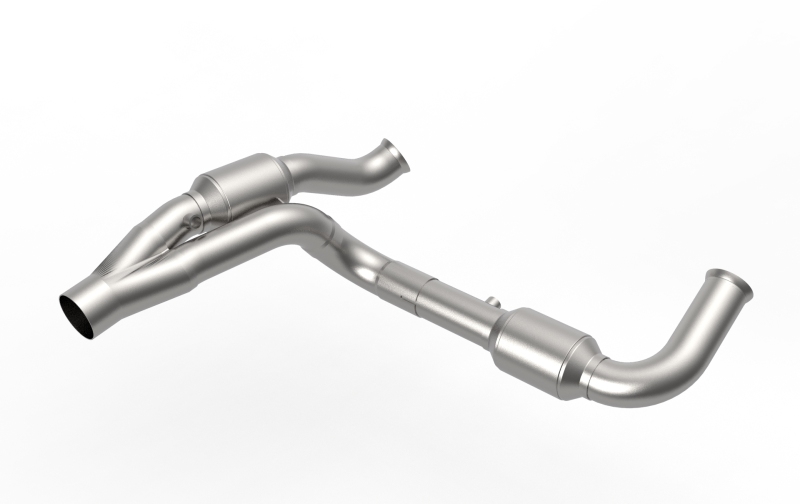 Kooks 07-18 Jeep Wrangler HEMI Swap 2.5in Stainless Steel GREEN Catted Y-Pipe thumbnail 3