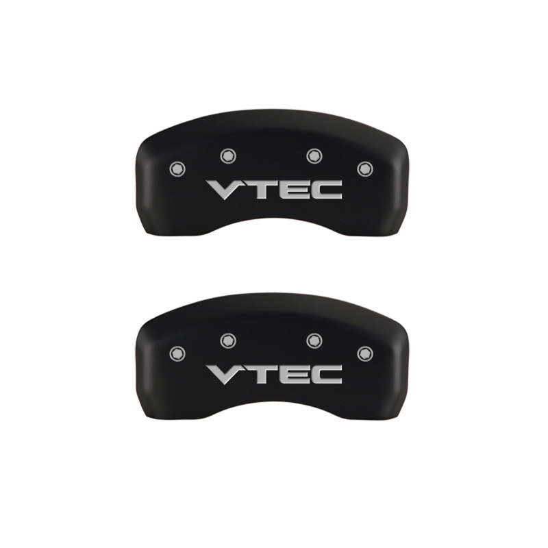 MGP 4 Caliper Covers Engraved Front & Rear Vtech Red finish silver ch thumbnail 9