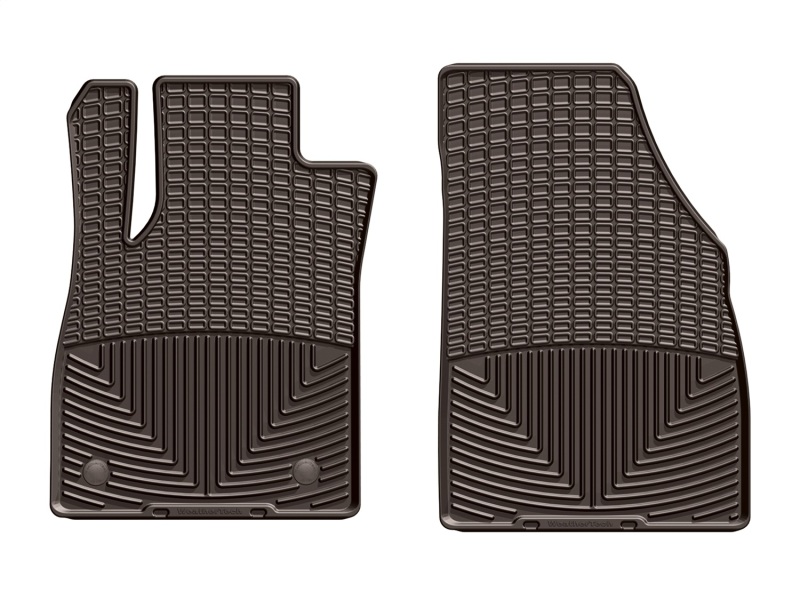 WT Rubber Mats - Front - Cocoa