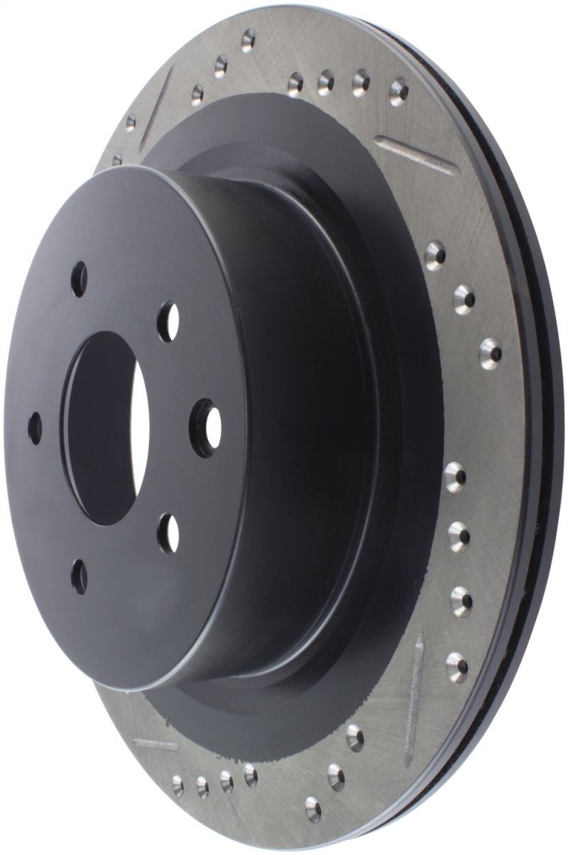 StopTech 06-07 350Z / 05-07 G35 / 06-07 G35X SportStop Slotted & Drilled Rear Right Rotor thumbnail 7