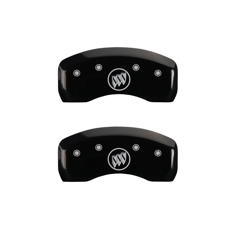 MGP 4 Caliper Covers Engraved Front Buick Rear Black Finish Silver Char 2002 Buick LeSabre thumbnail 9
