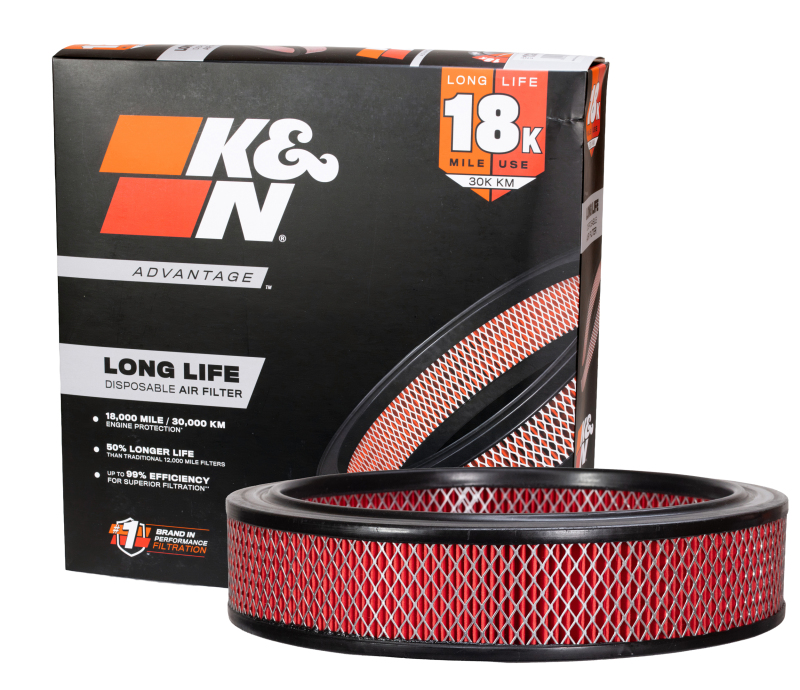 K&N Advantage Air Filter 18K Miles Ford Cars And Trucks 1977-1985 thumbnail 3