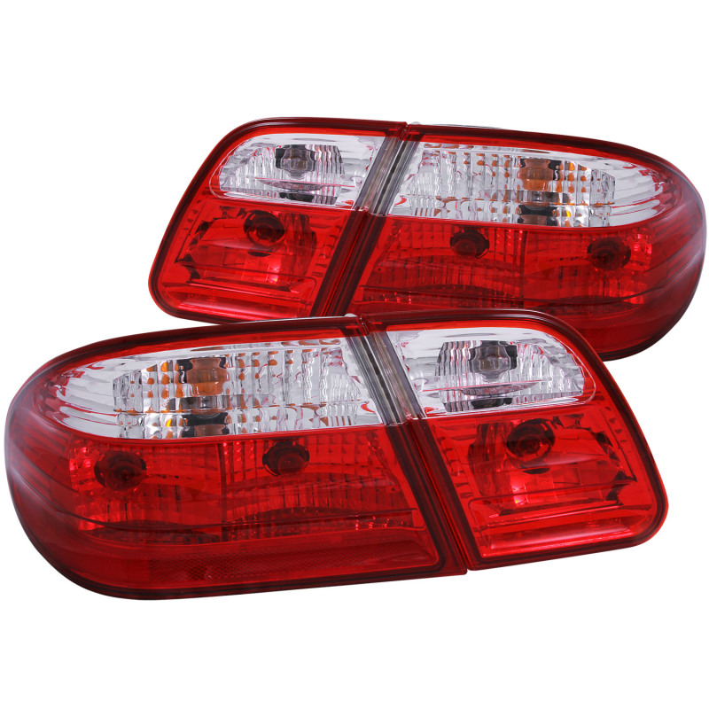 ANZO 1996-2002 Mercedes Benz E Class W210 Taillights Red/Clear G2 thumbnail 4