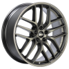 BBS CC-R 20x10.5 5x114.3 ET25 Satin Platinum Polished Rim Protector Wheel -82mm PFS/Clip Required thumbnail 2