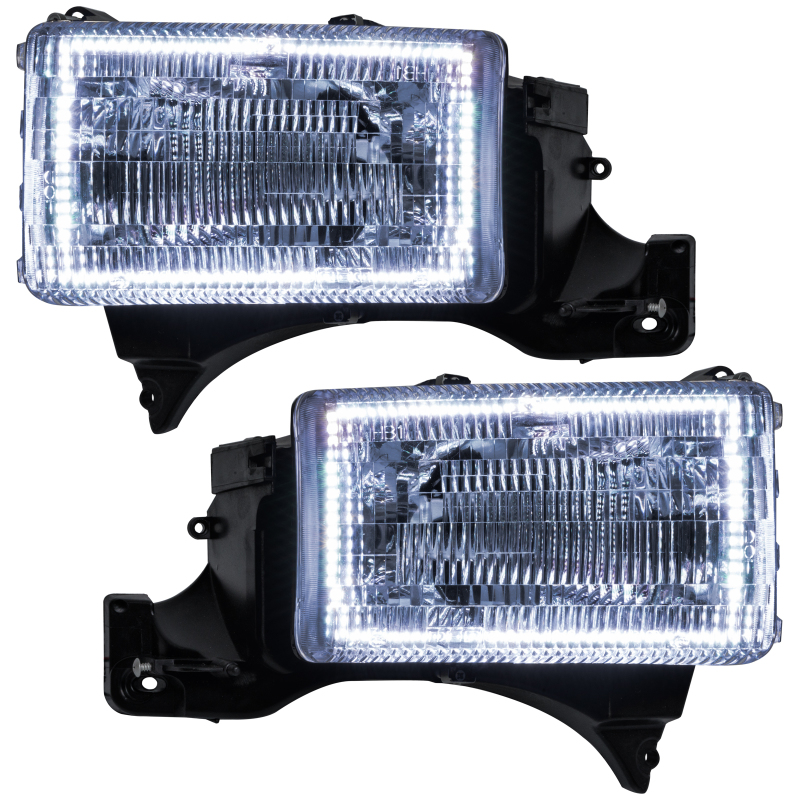 Oracle 94-02 Dodge Ram Pre-Assembled Halo Headlights - White thumbnail 4