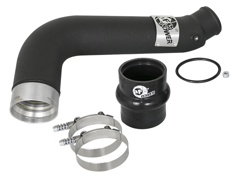 BladeRunner 3 IN Aluminum Cold Charge Pipe Black