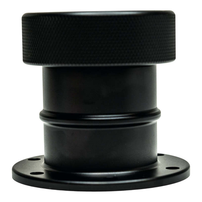 DeatschWerks Straight Filler Neck w/Cap - Matte Black thumbnail 3