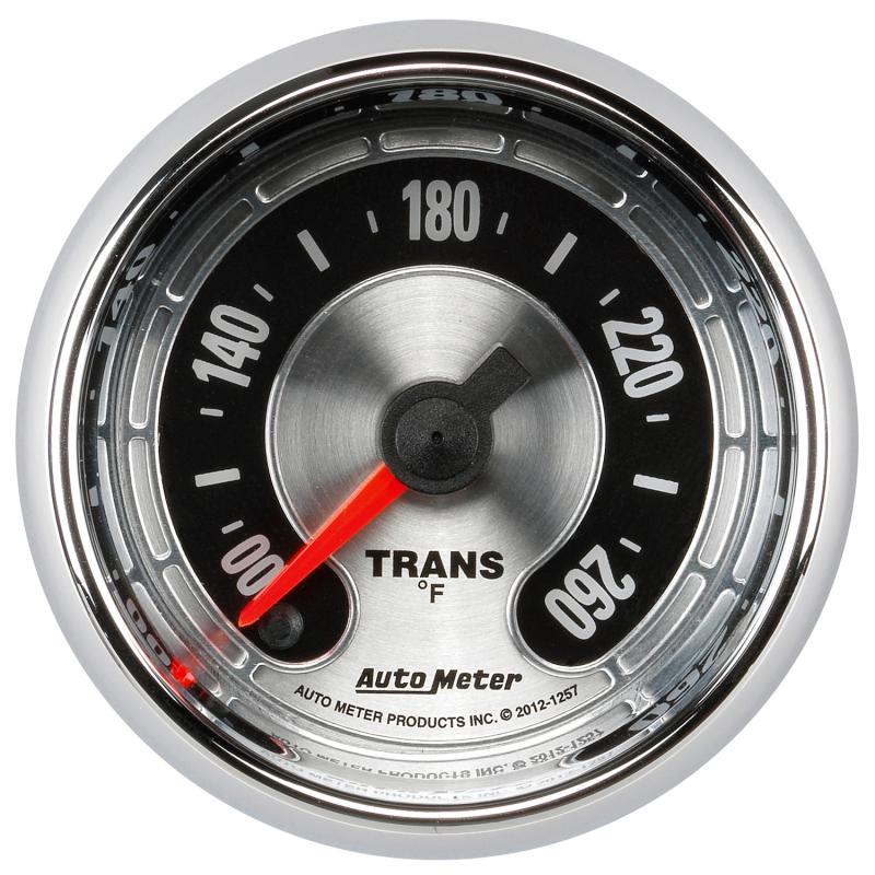 Autometer American Muscle 52mm Full Sweep Electric 100-260 Deg F Transmission Temperature Gauge thumbnail 7