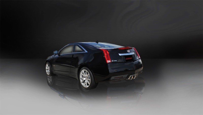 Corsa 2011-2015 Cadillac CTS Coupe V 6.2L V8 Polished Sport Axle-Back Exhaust thumbnail 6