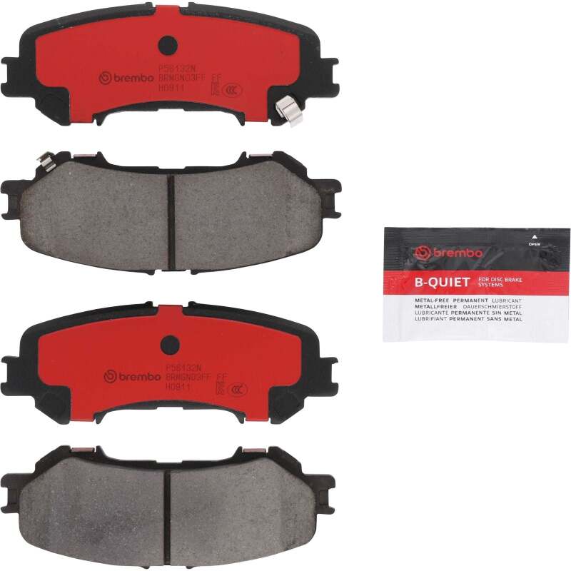 Brembo OE 17-21 Nissan TITAN/2017 TITAN XD PRIME Ceramic Brake Pad - Rear thumbnail 2