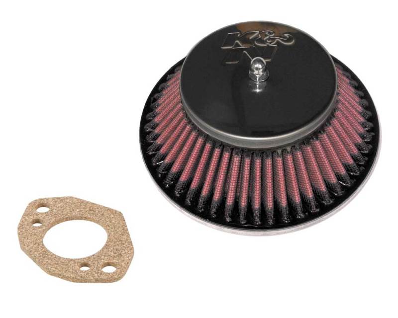 K&N Custom Racing Assembly - Round Tapered - Red 1.375in Neck Flange - 2.25in Over Height thumbnail 2