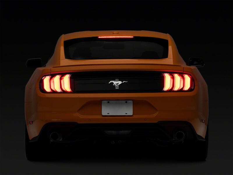 Raxiom 15-23 Ford Mustang Euro Style LED Tail Lights- Gloss Black Housing- Red Lens thumbnail 4