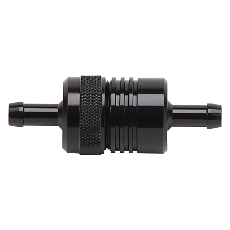 Russell Performance Black Street Fuel Filter (3in Length 1-1/8in diameter 5/16in inlet/outlet) thumbnail 2
