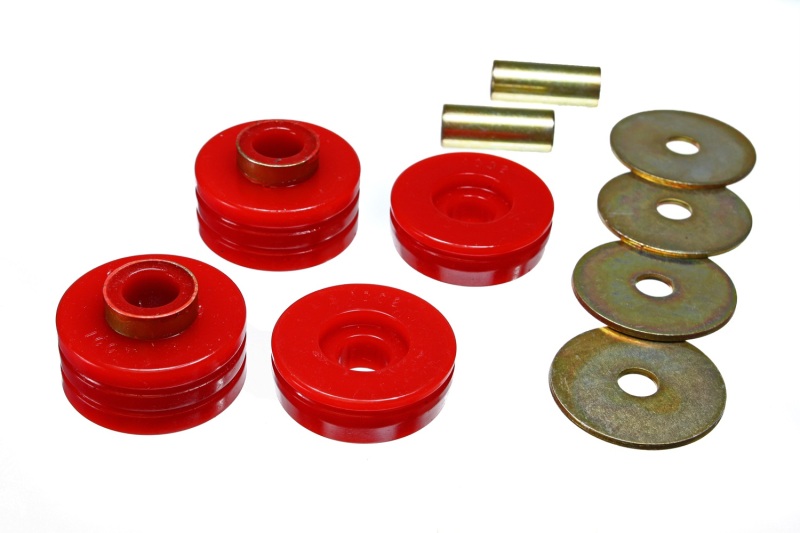 Energy Suspension 66-77 Ford Bronco 4WD Red Transmission Mount Set thumbnail 3