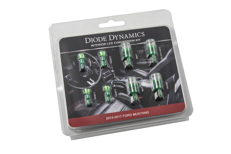 Diode Dynamics Mustang Interior Light Kit 15-17 Mustang Stage 1 - Green thumbnail 2